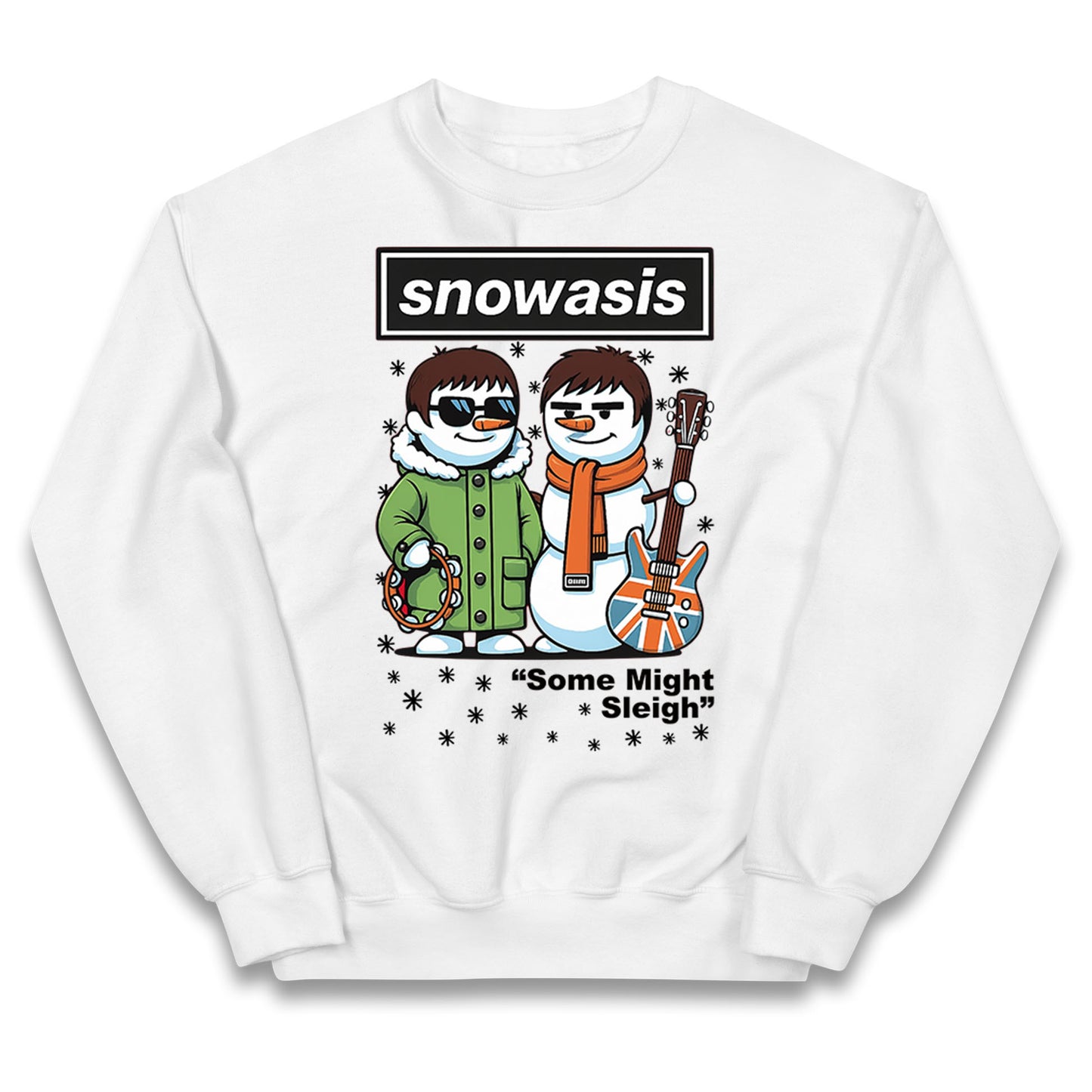 Funny Snowasis Music Band Kids Jumper 