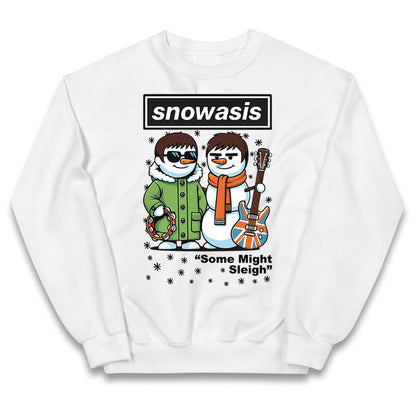 Funny Snowasis Music Band Kids Jumper 