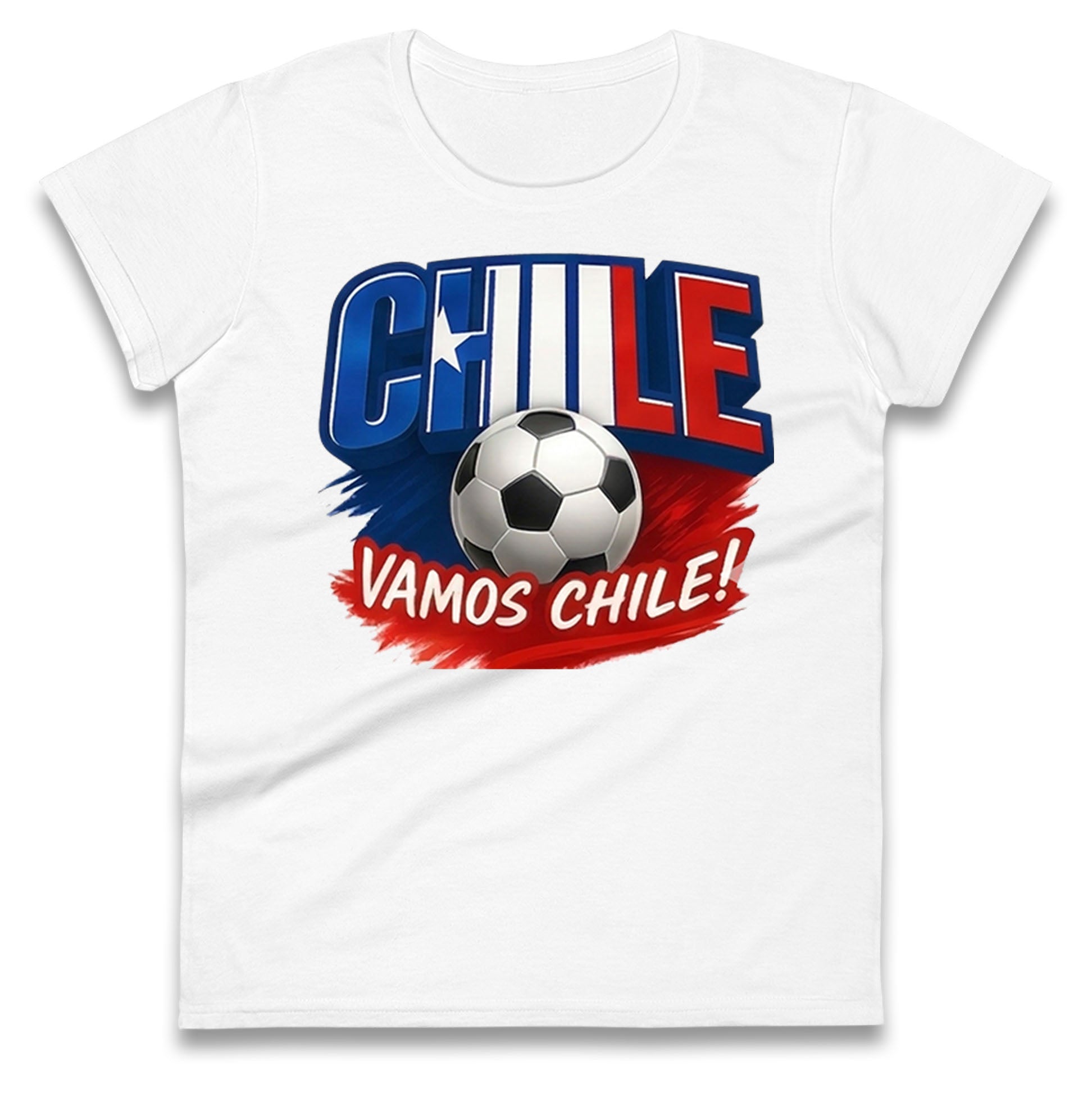 Chile Retro World Cup Ladies T Shirt 