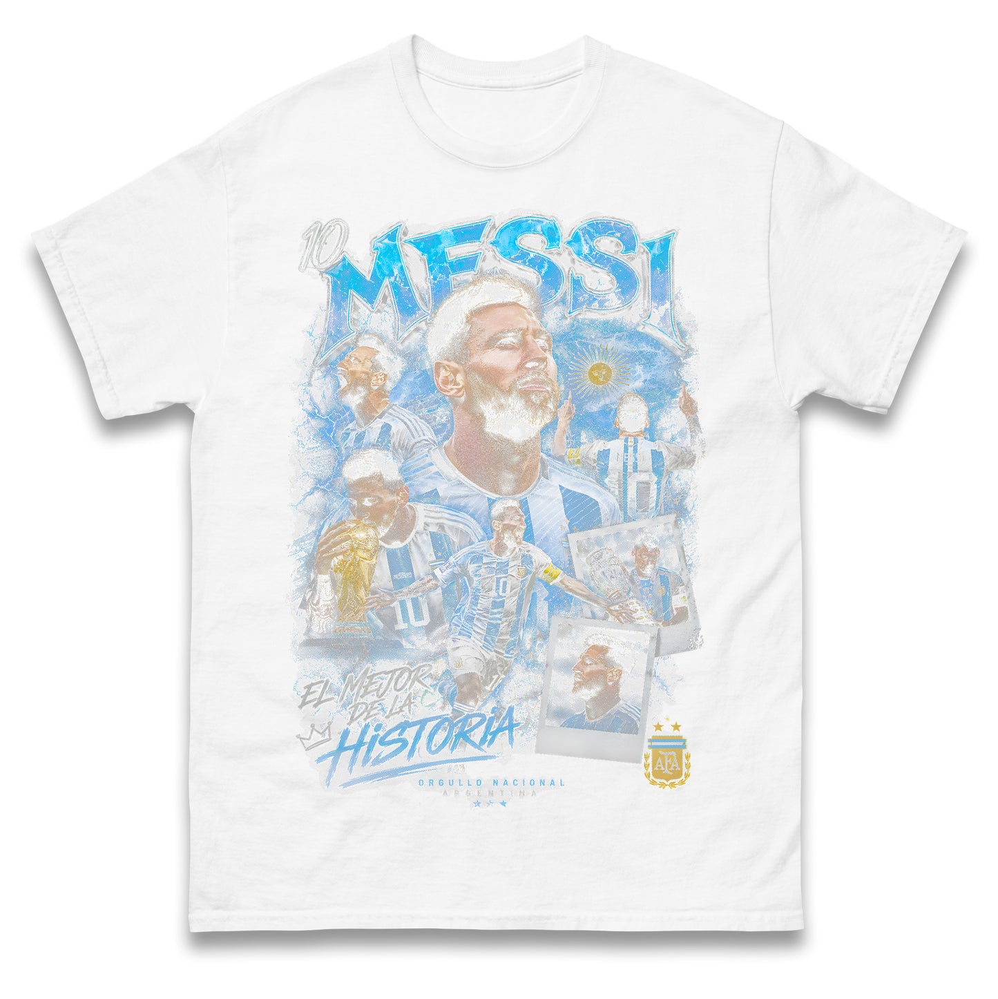 10 Messi Argentina T Shirt