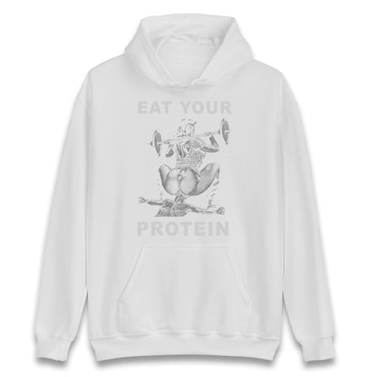 Breakfast Of Champions Eat Your Protein SarcasticHoodie