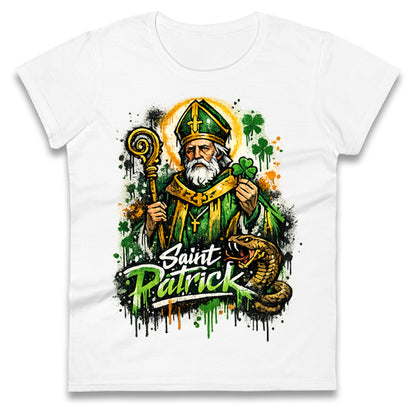 Saint Patrick Ireland Ladies T Shirt