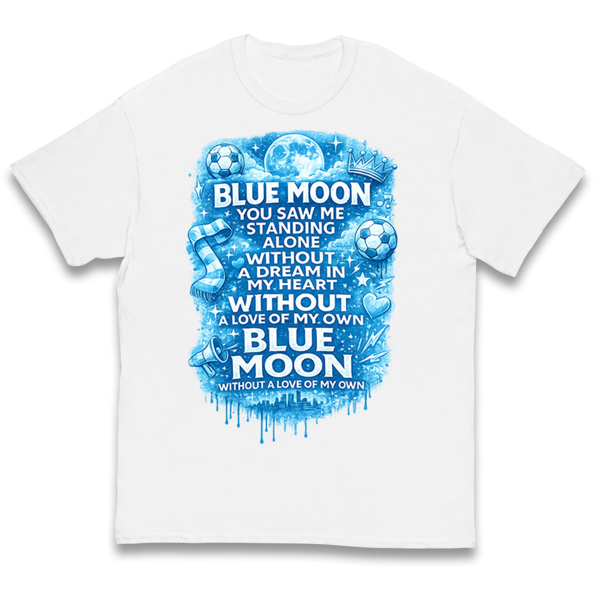 Manchester City Blue Moon Kids T Shirt