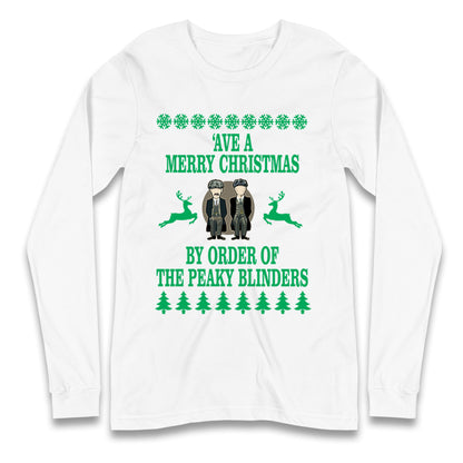 Peaky Blinders Christmas Longsleeve T Shirt