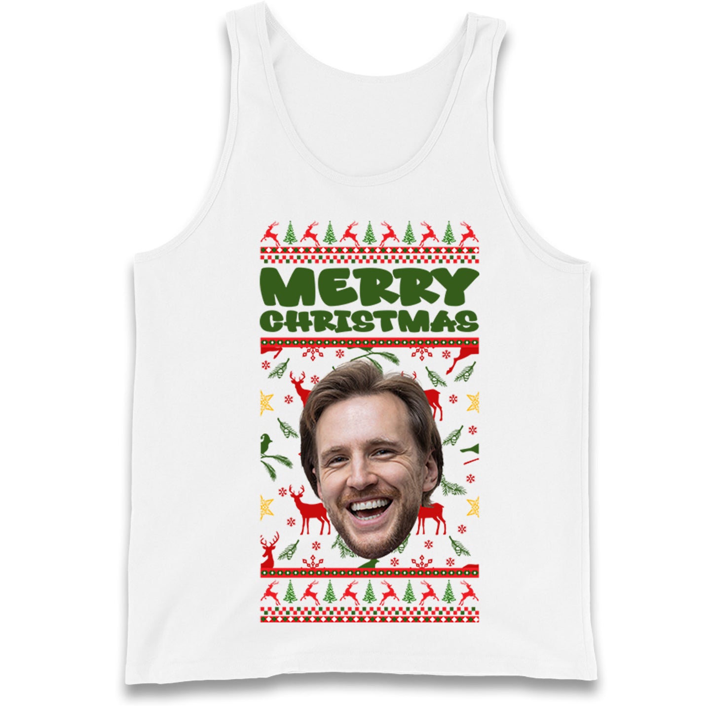 Personalise Christmas Tank Top

