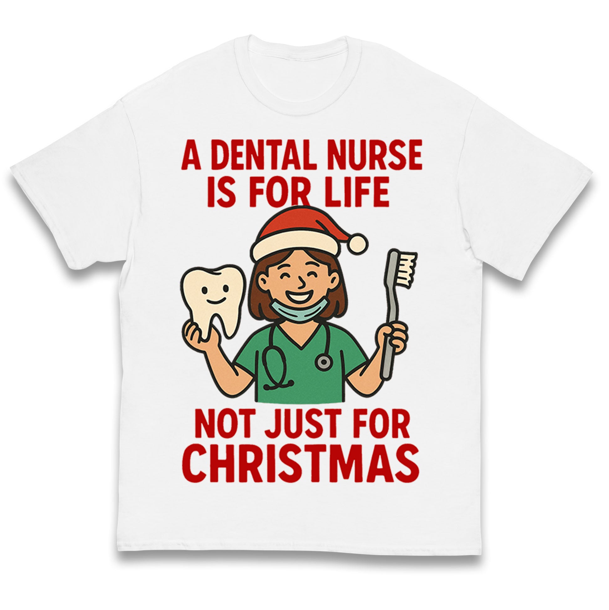 Dental Nurse Christmas Kids T Shirt