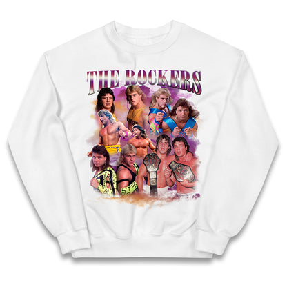 Retro The Rockers Bootleg Wrestling Kids Jumper
