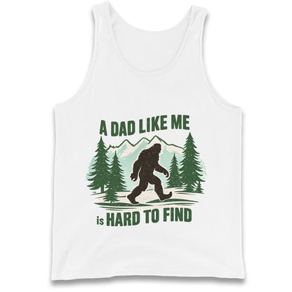 Retro Funny Bigfoot Dad Tank Top