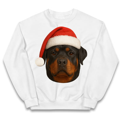 Rottweiler Christmas Kids Jumper
