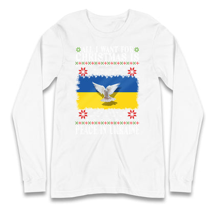 peace in ukraine long sleeve t shirt