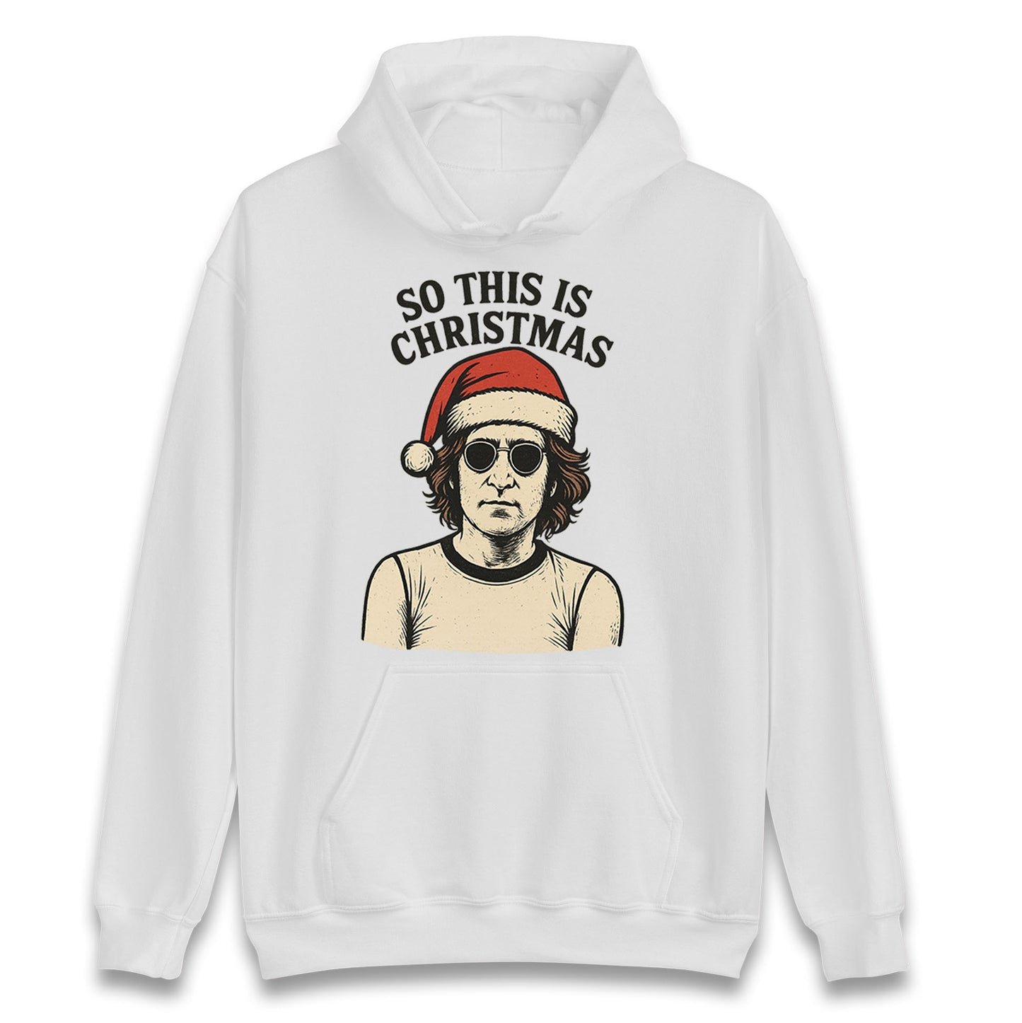 Christmas John Lennon Christmas Hoodie