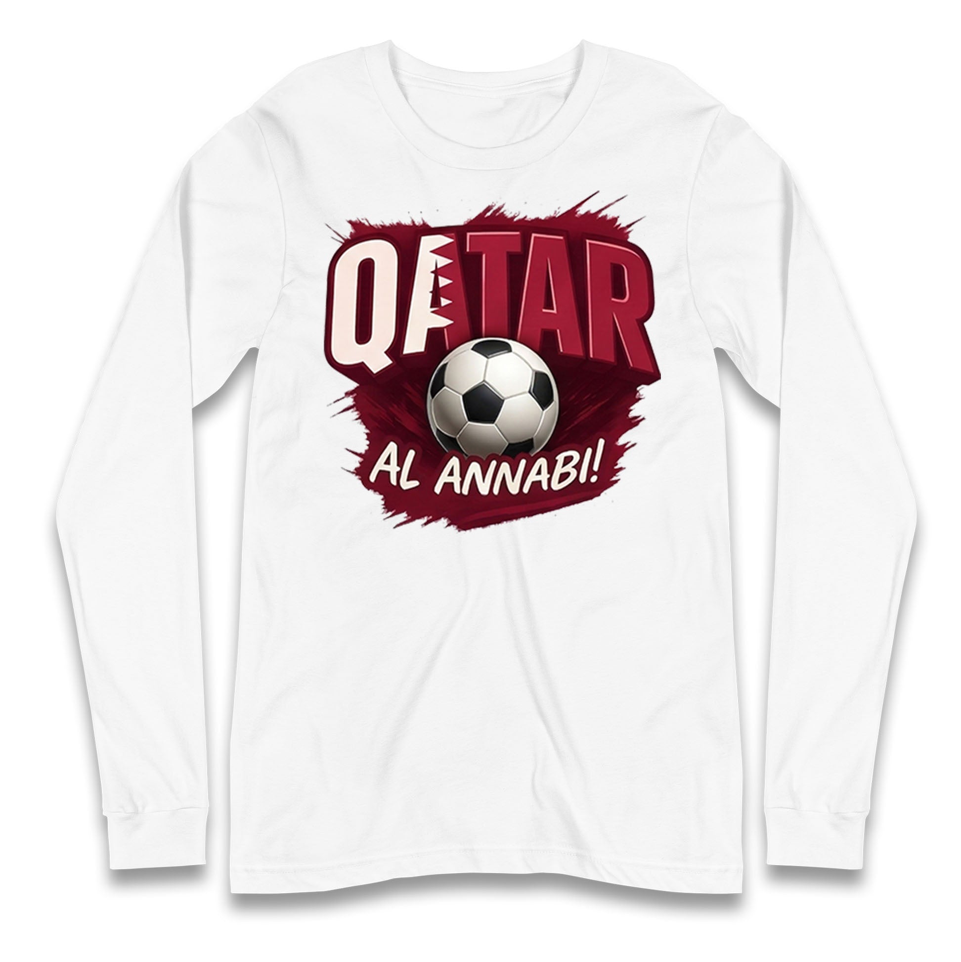 Qatar Retro World Cup Longsleeve T Shirt