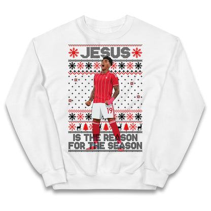 Nottm Forest FC Christmas Kids Jumper