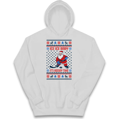 Hockey Christmas Kids Hoodie