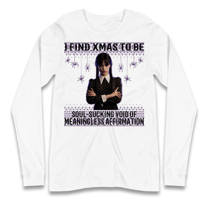 Wednesday Christmas Longsleeve T Shirt