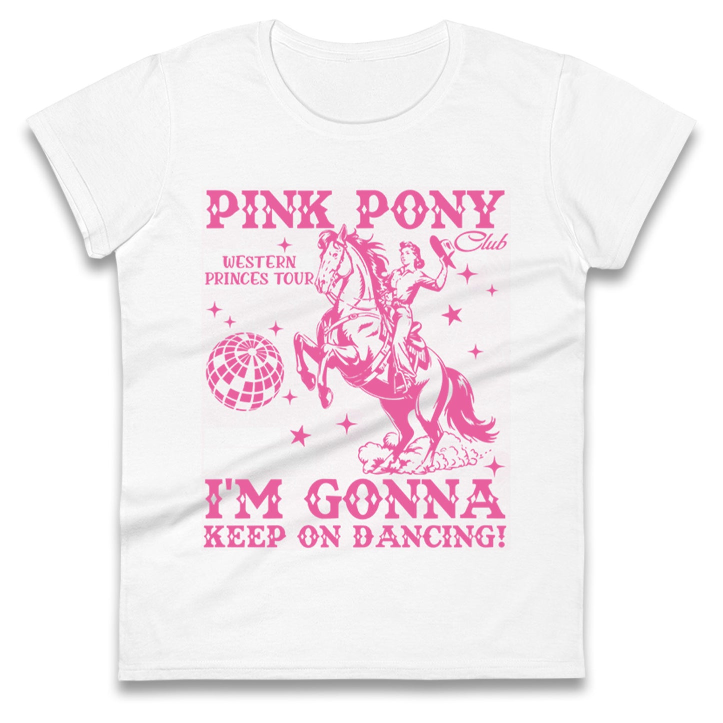 Pink Pony Club Ladies T Shirt