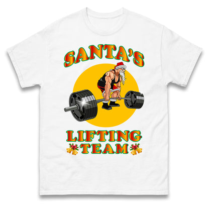 bodybuilding gym christmas t shirt