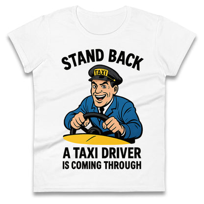 Taxi Driver Ladies T Shirt
