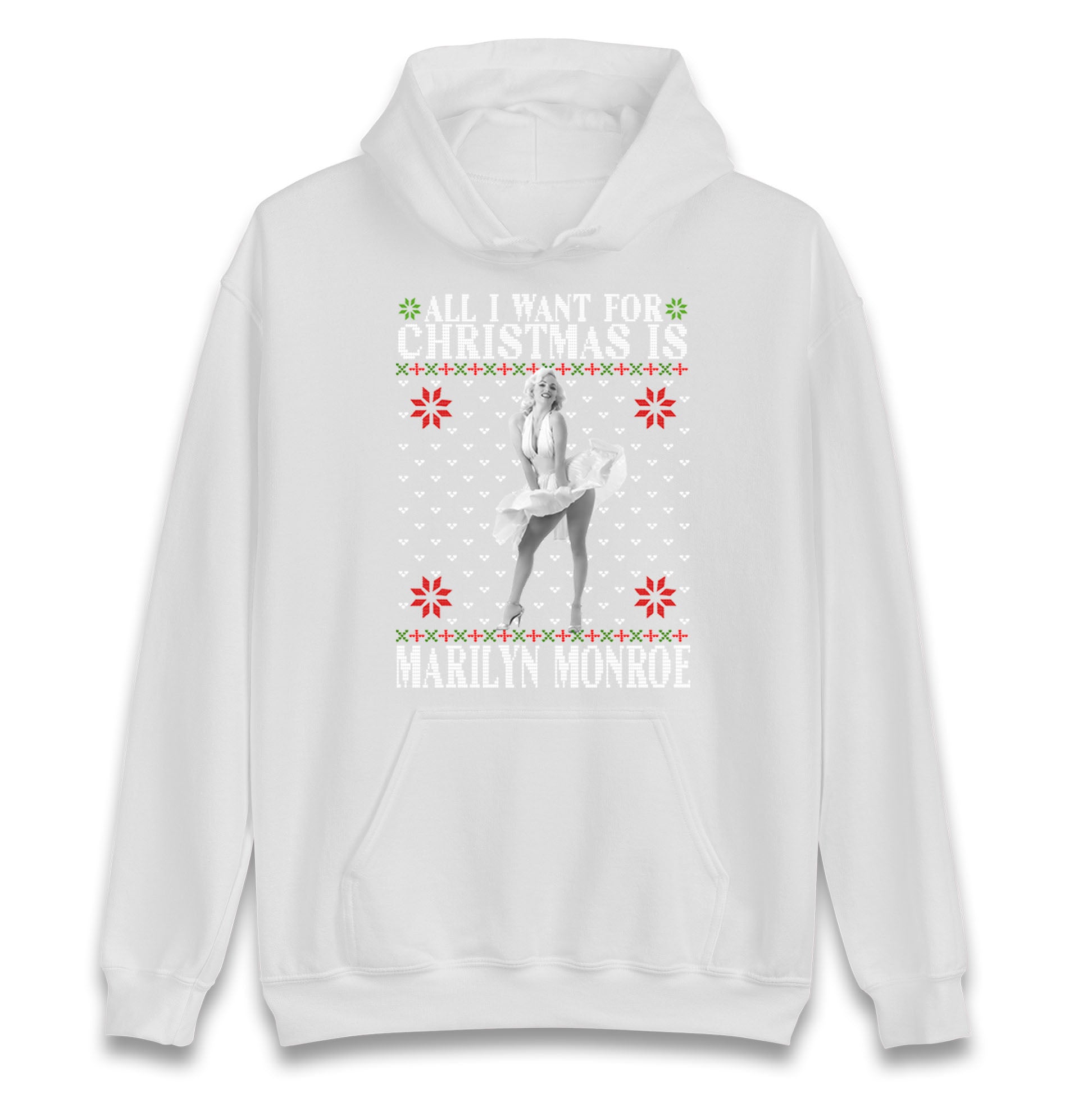 marilyn monroe christmas hoodie