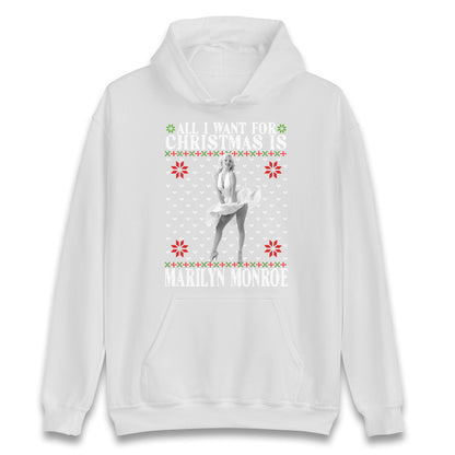 marilyn monroe christmas hoodie