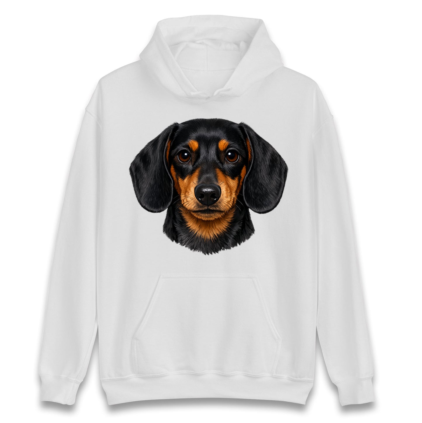 Dachshund Dog Face Hoodie