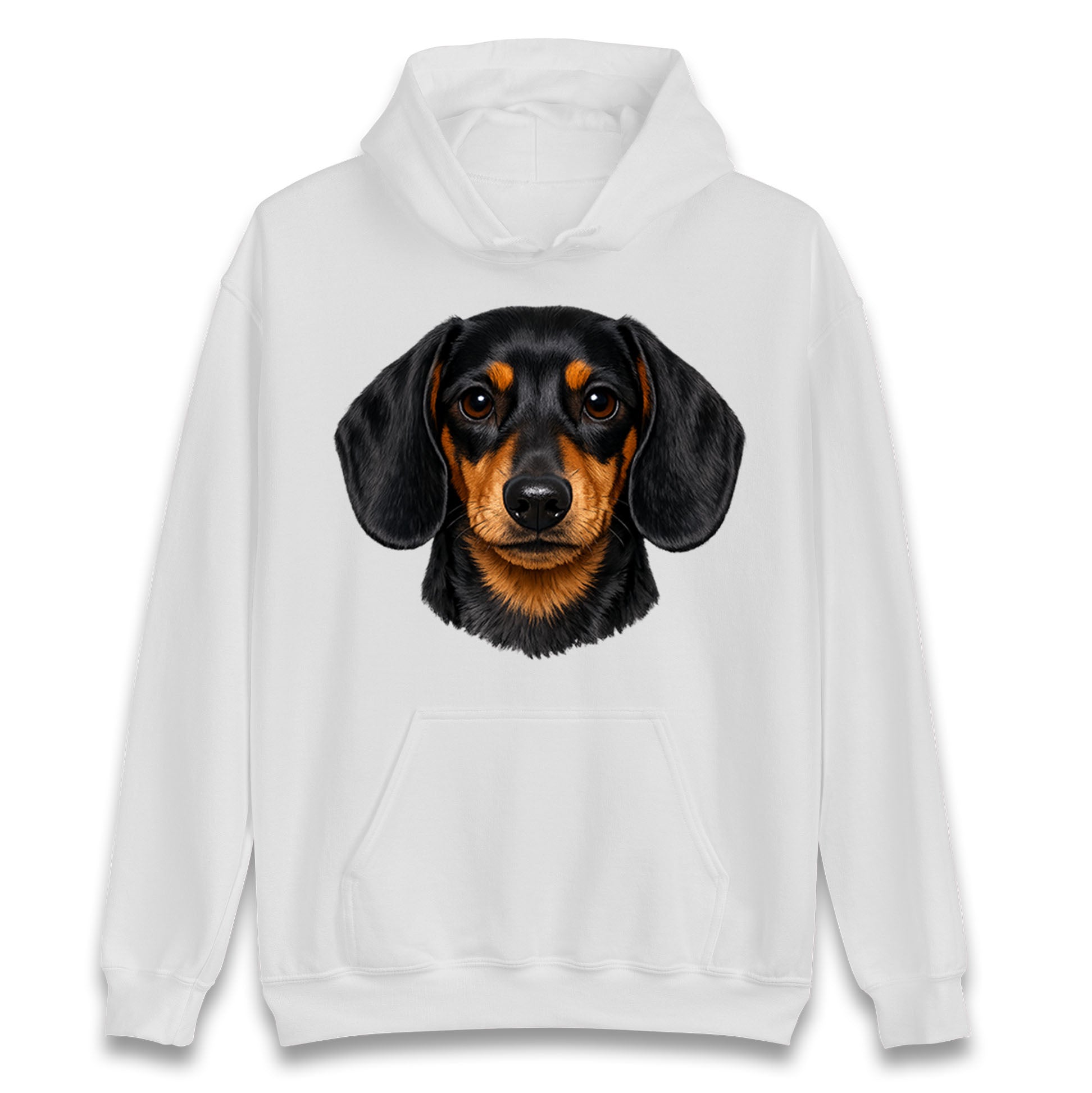 Dachshund Dog Face Hoodie