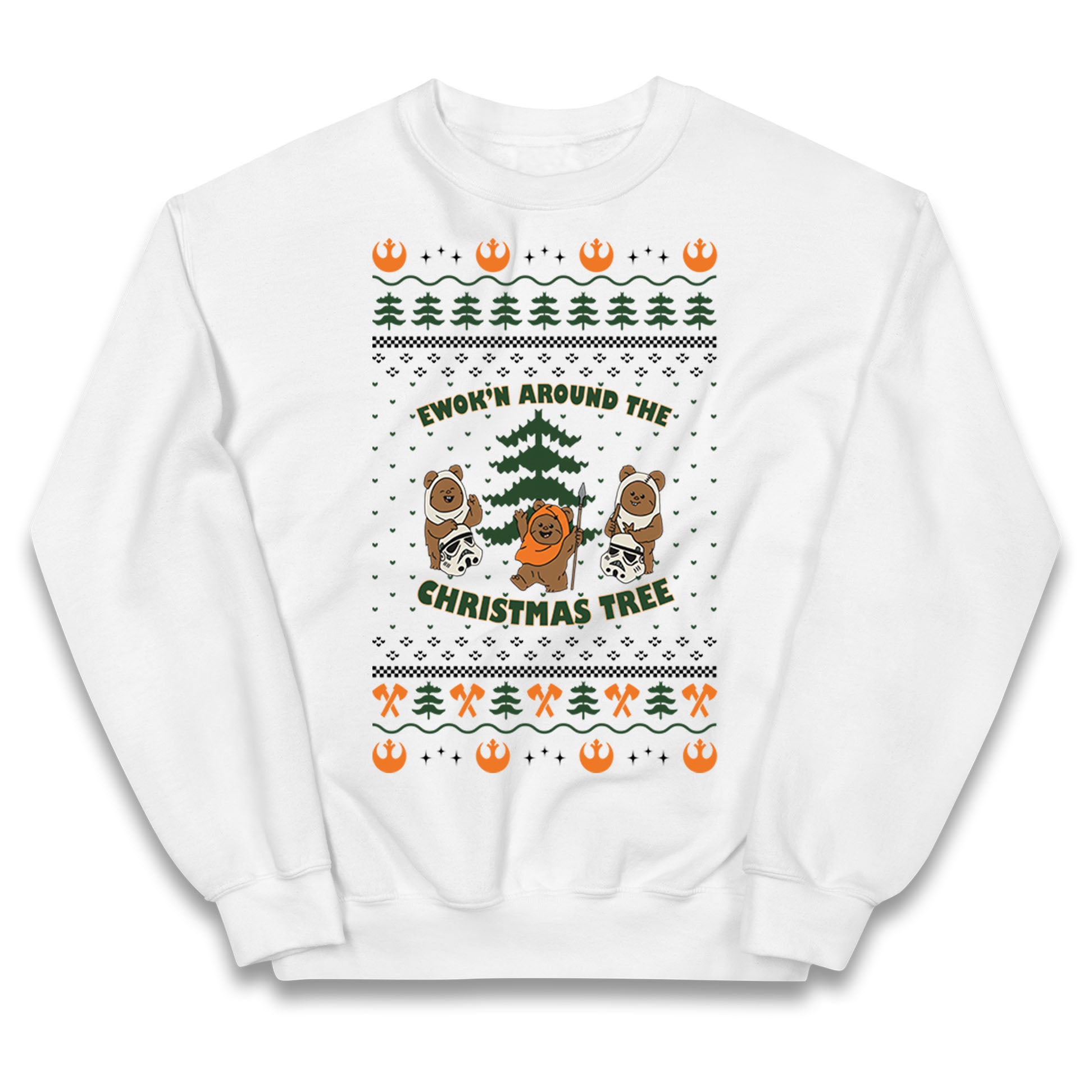 Star Wars Ewoks Christmas Kids Jumper