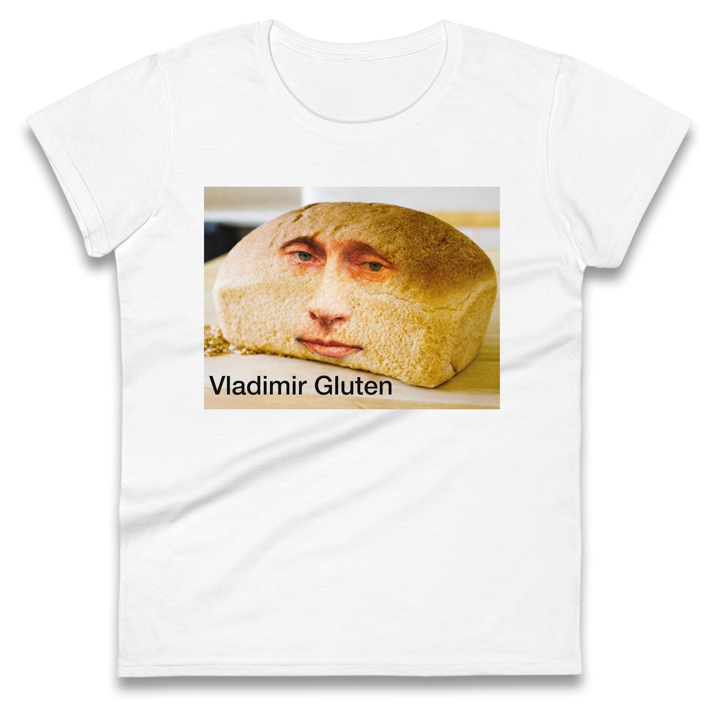 Vladimir Gluten Meme Inappropriate Gluten Tolerant Ladies T Shirt 