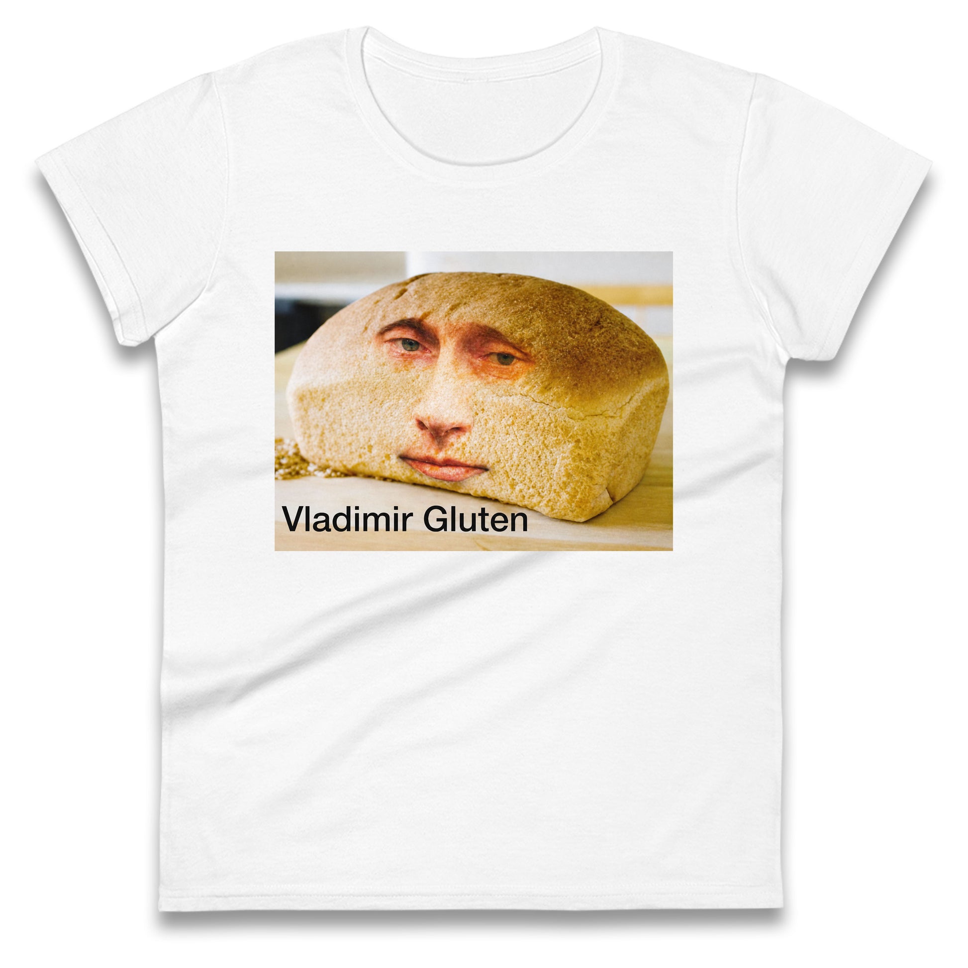 Vladimir Gluten Meme Inappropriate Gluten Tolerant Ladies T Shirt 