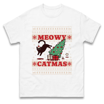 Christmas Cat T Shirt