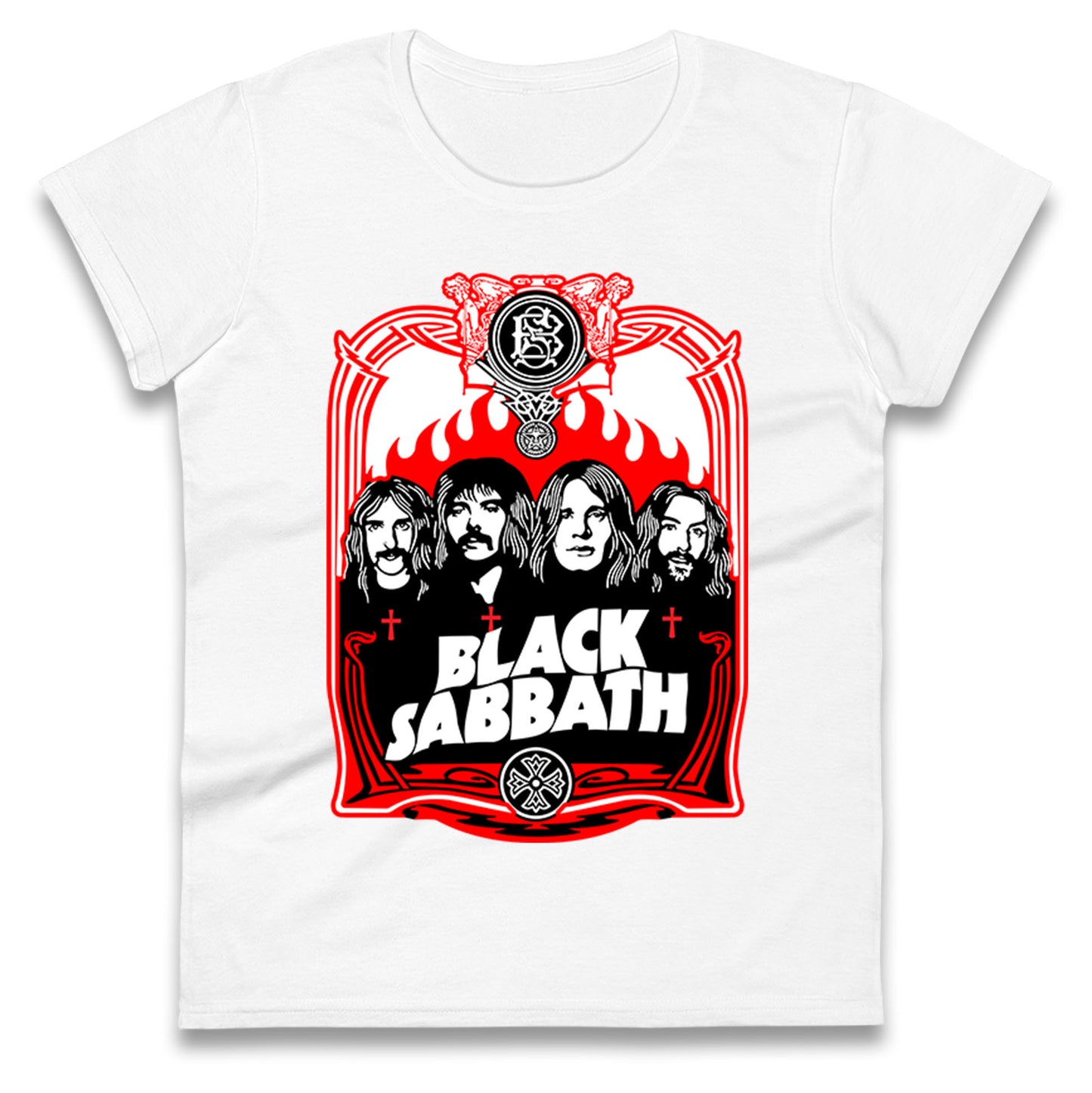 Black sabbath Band Ladies T Shirt 
