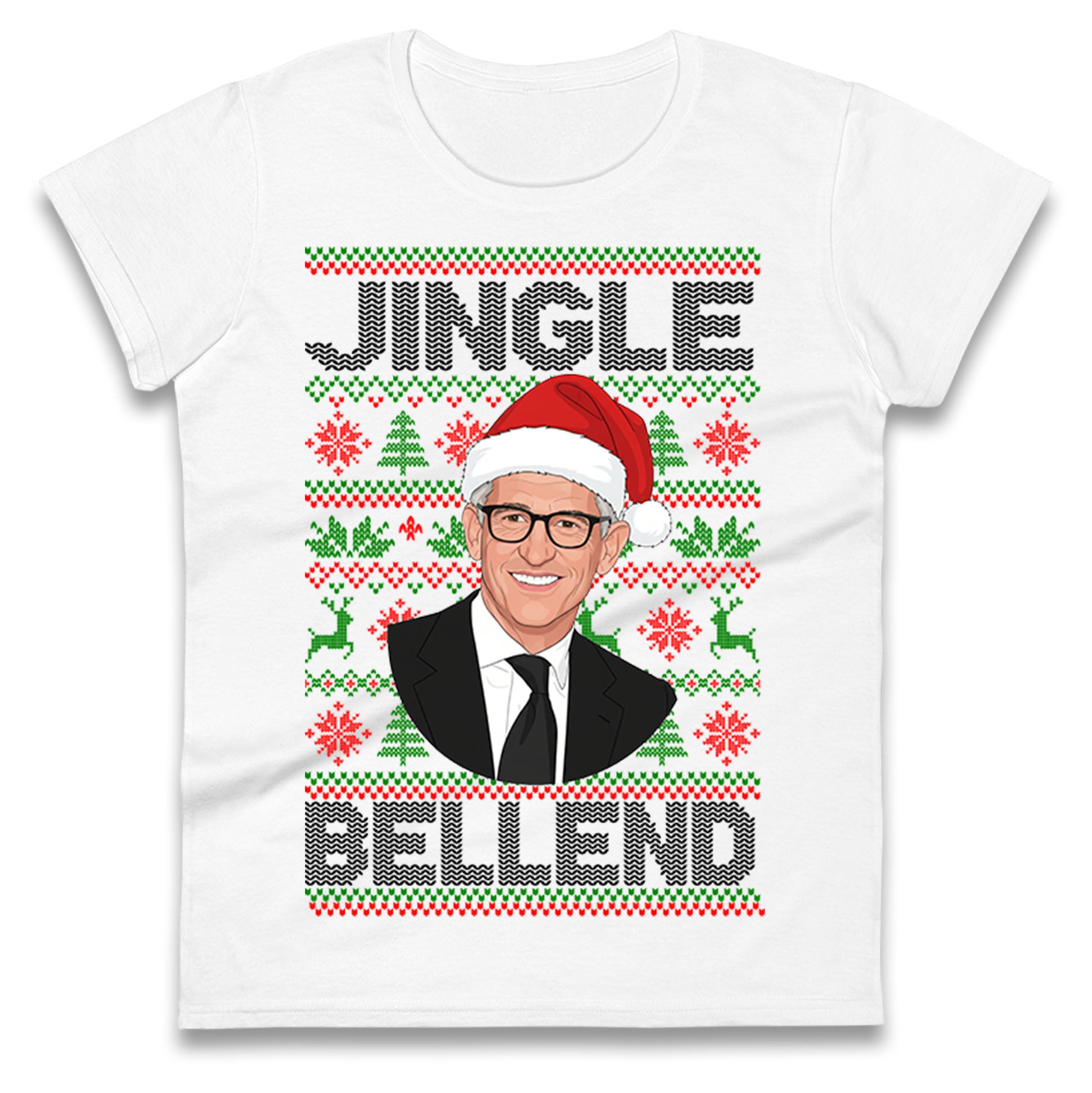 Gary Lineker Christmas Ladies T Shirt