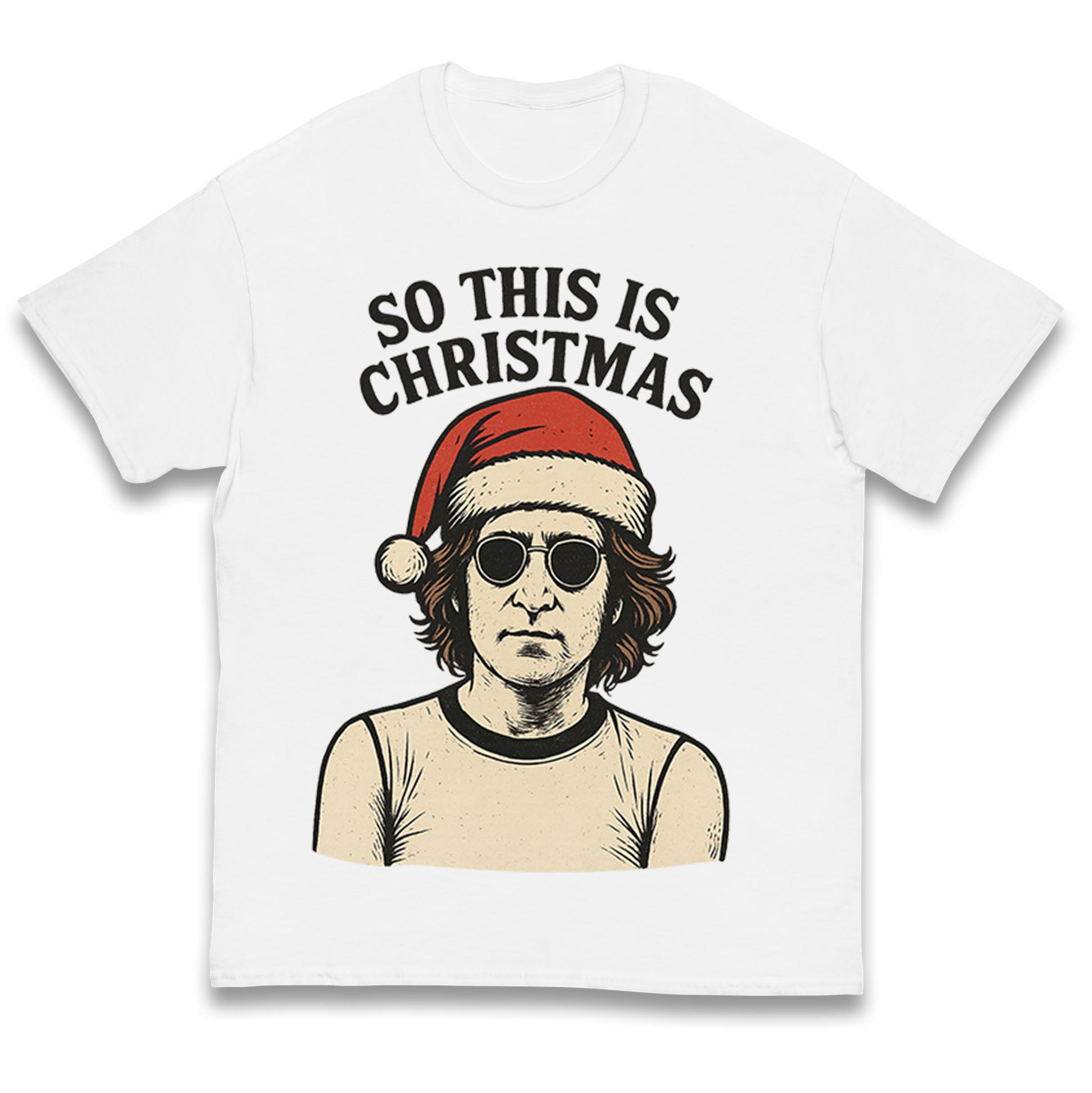 Christmas John Lennon Christmas Kids T Shirt