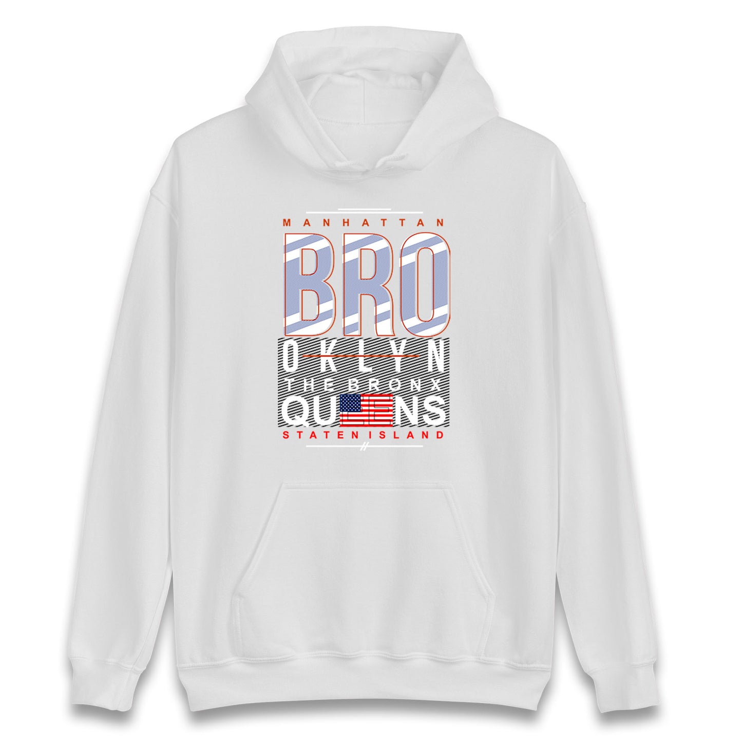Brooklyn New York State Hoodie