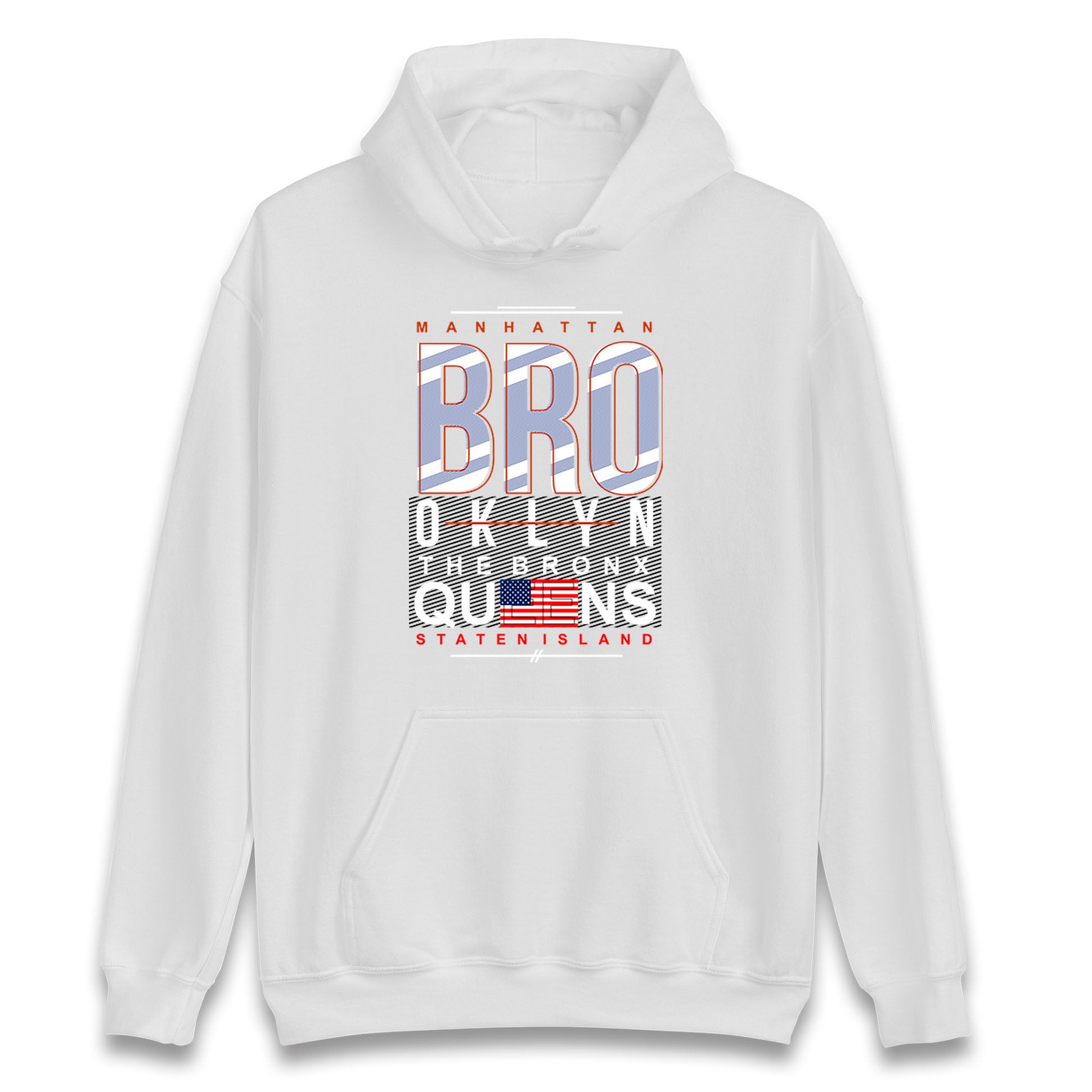Brooklyn New York State Hoodie