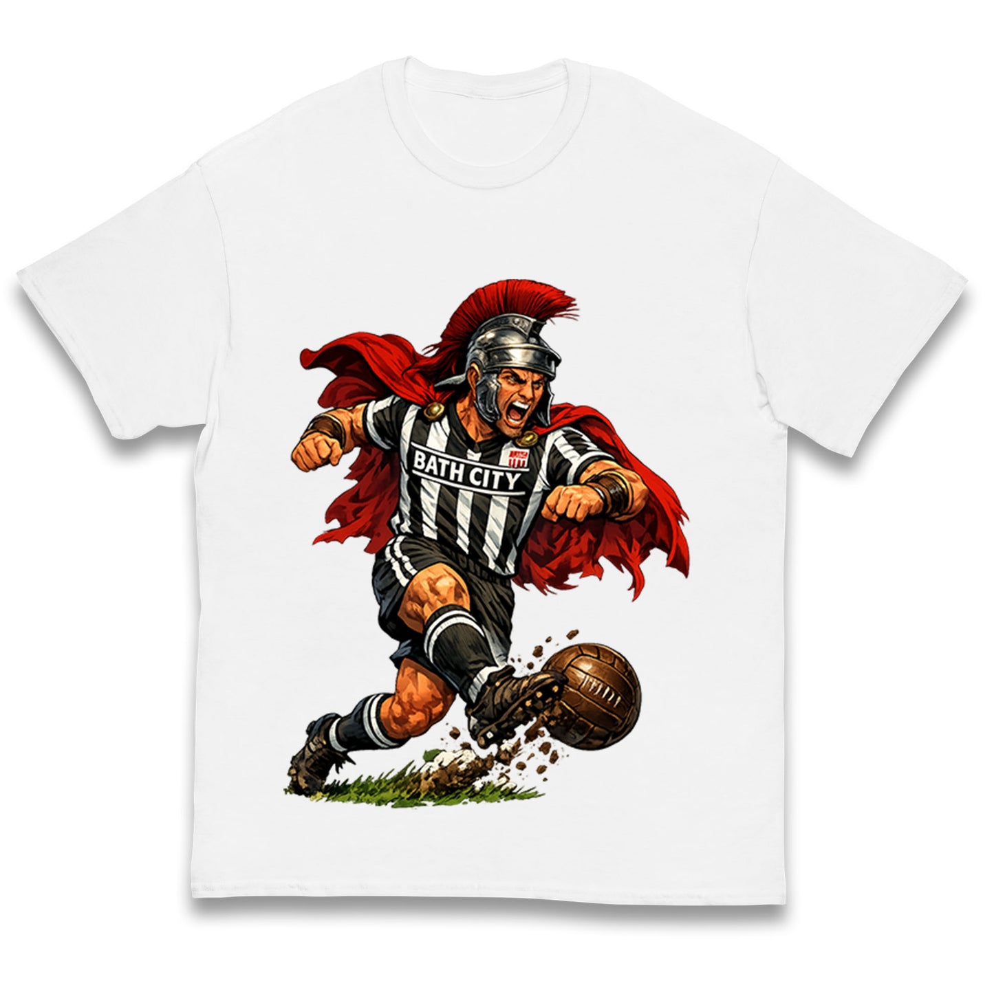 Retro Bath City Football Kids T Shirt