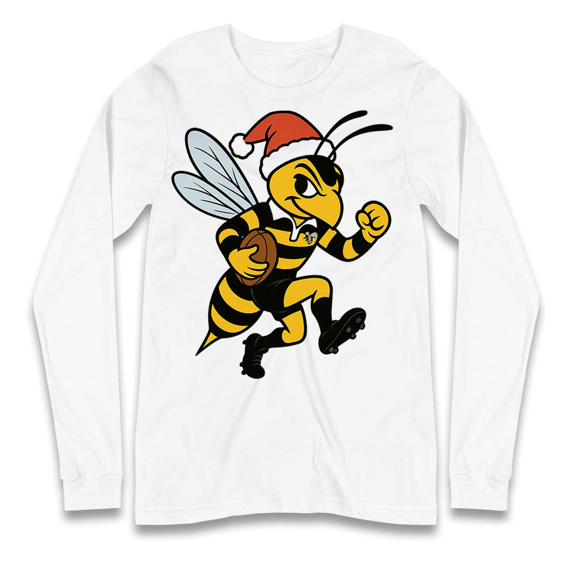Wasps Rugby Christmas Longsleeve T Shirt