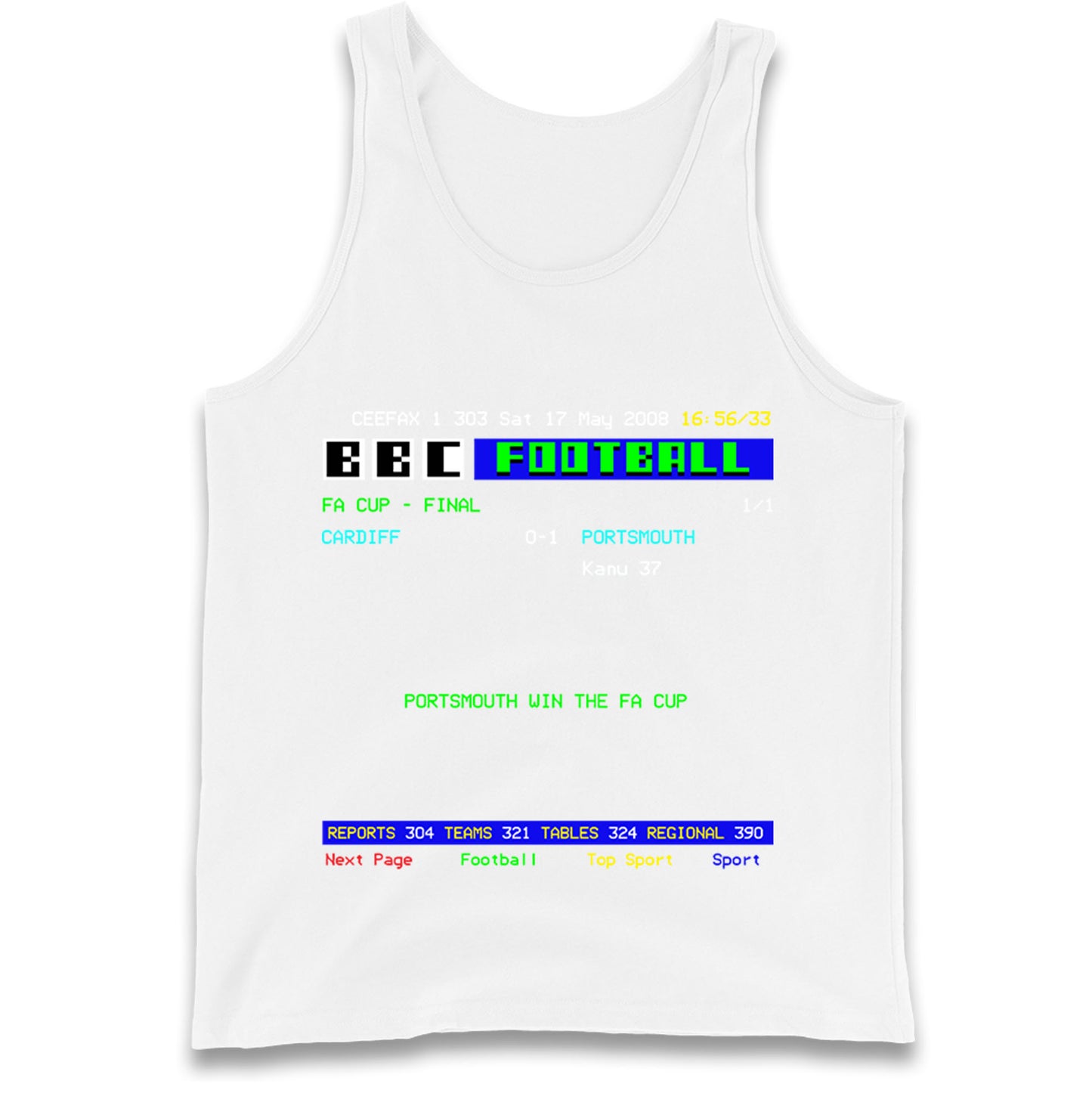 Portsmouth FA Cup Winners 2008 Tank Top
