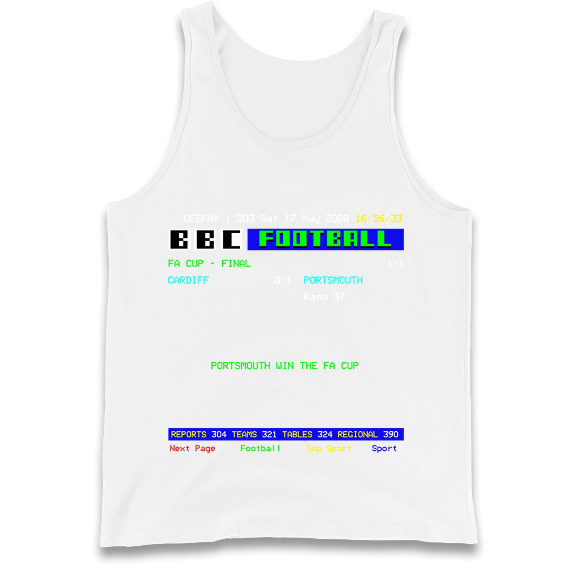 Portsmouth FA Cup Winners 2008 Tank Top