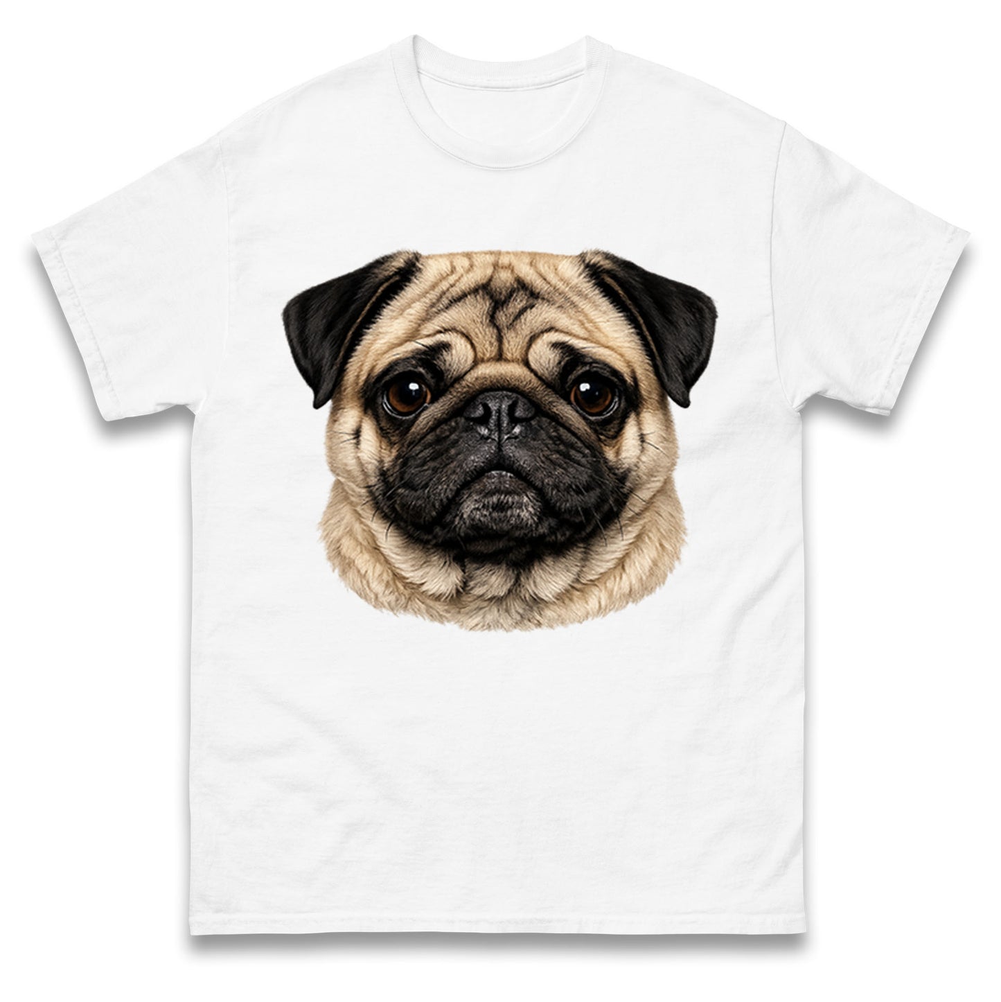 Pug Dog Face T Shirt