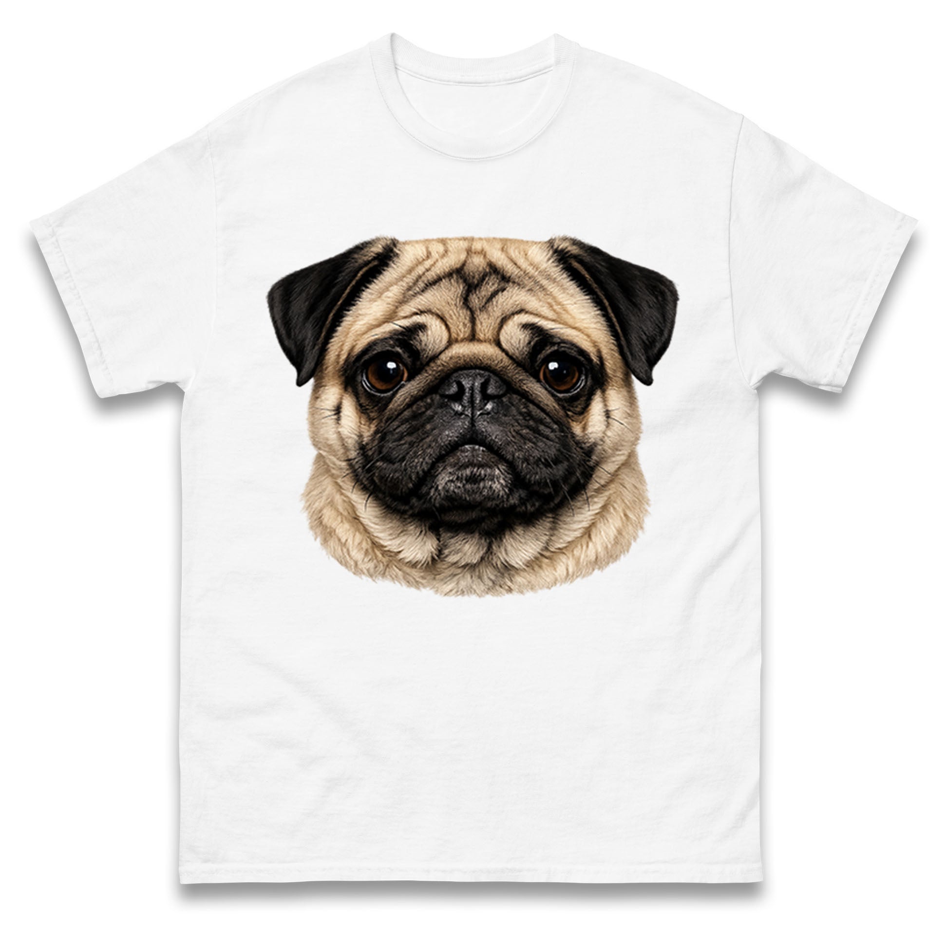 Pug Dog Face T Shirt
