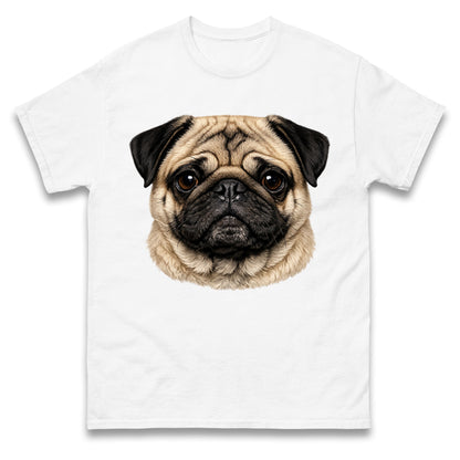 Pug Dog Face T Shirt