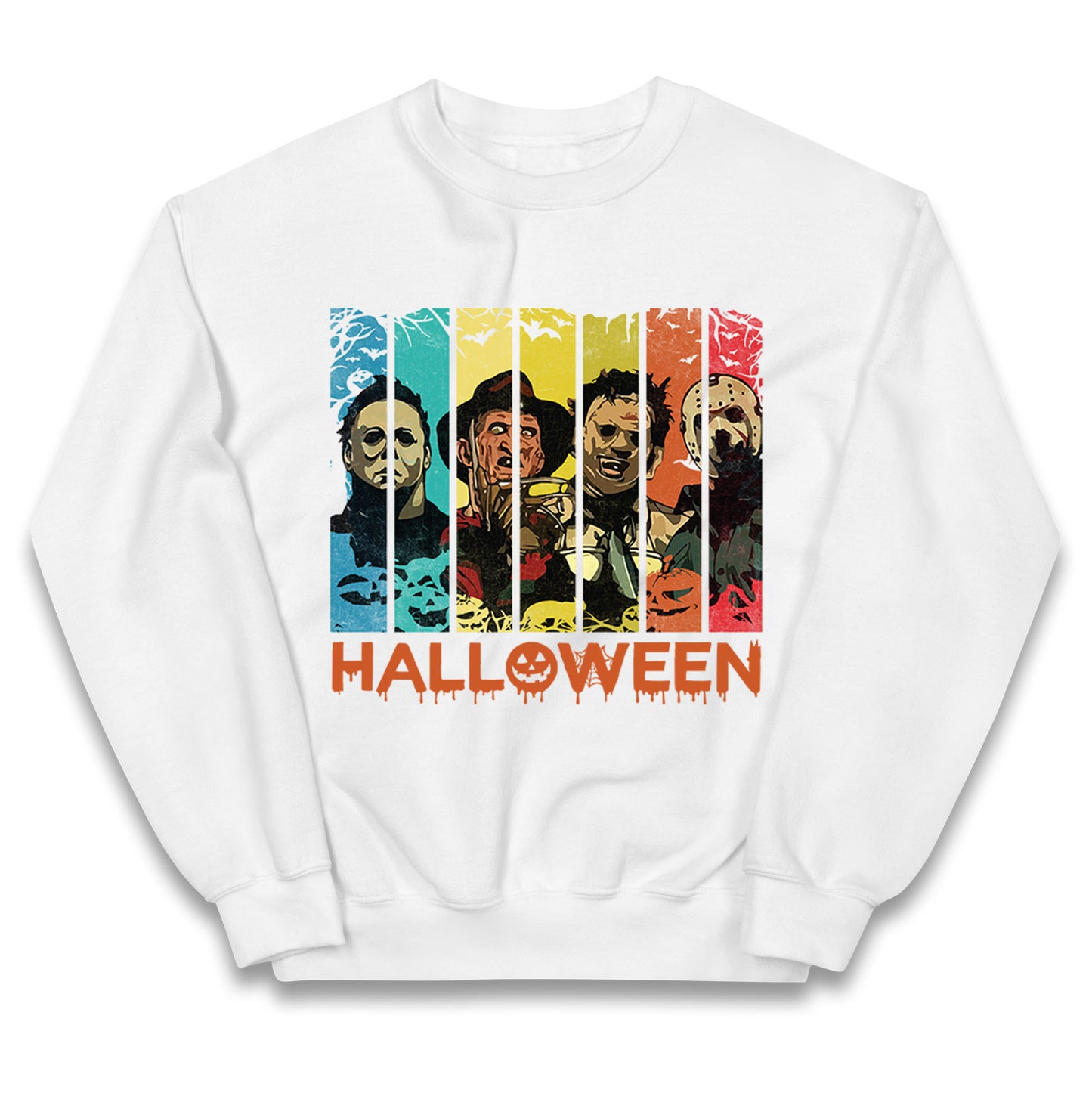 Vintage Villains Halloween Kids Jumper