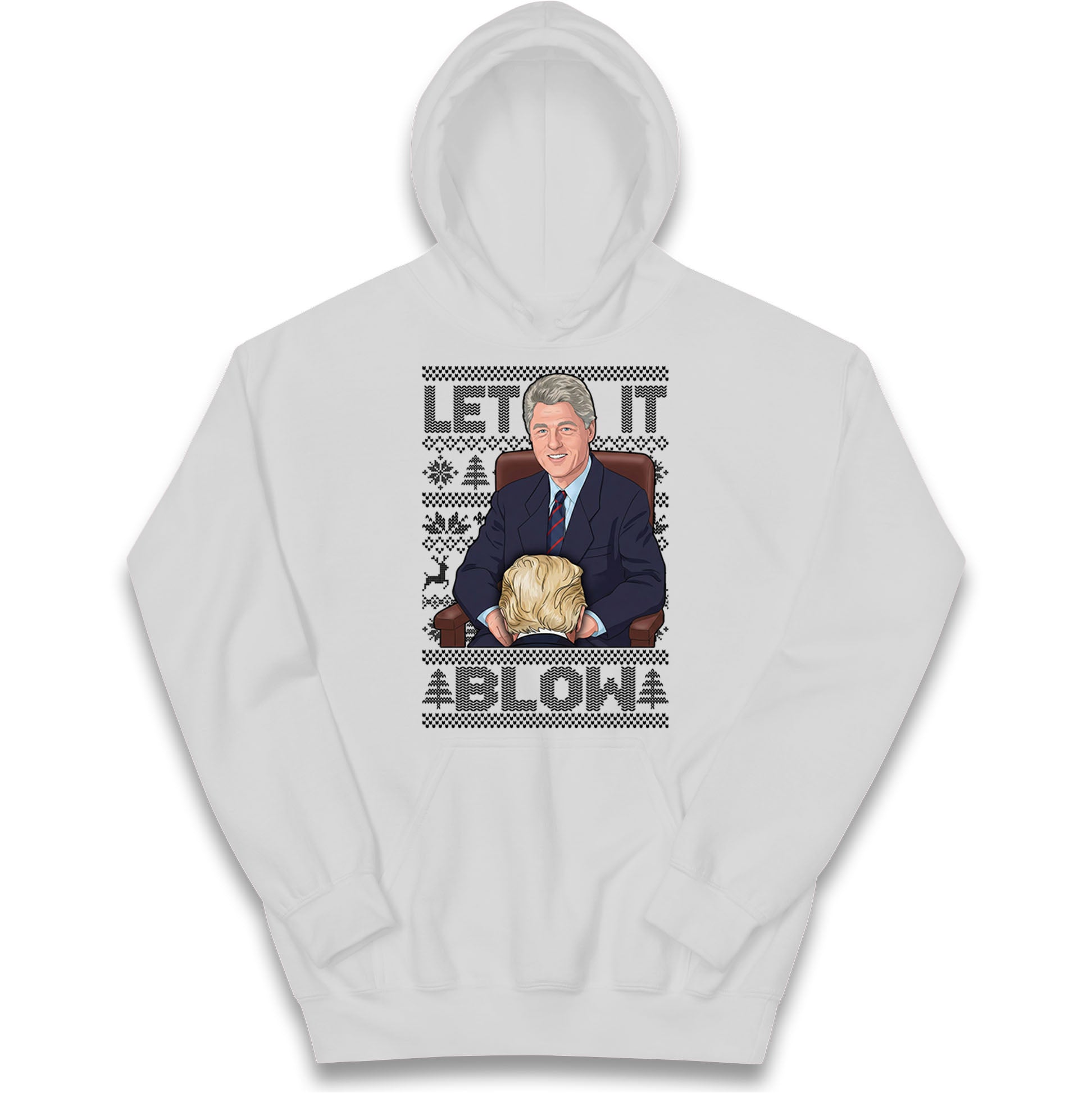 Bill Clinton Christmas Kids Hoodie