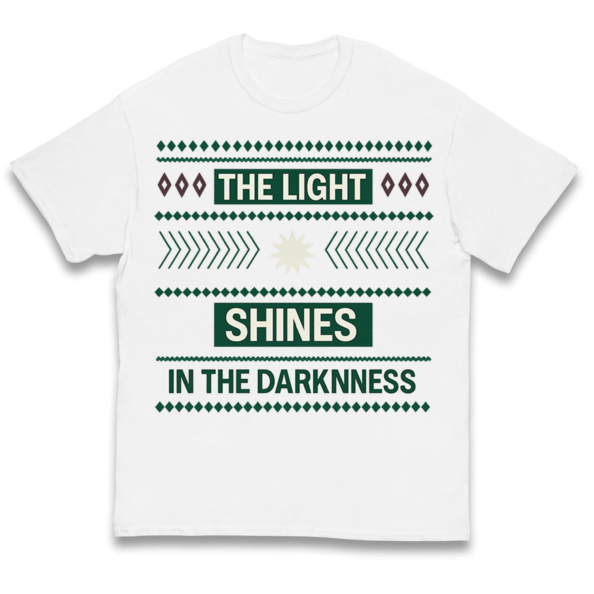 The Light Shines in the Darkness Kids T Shirt