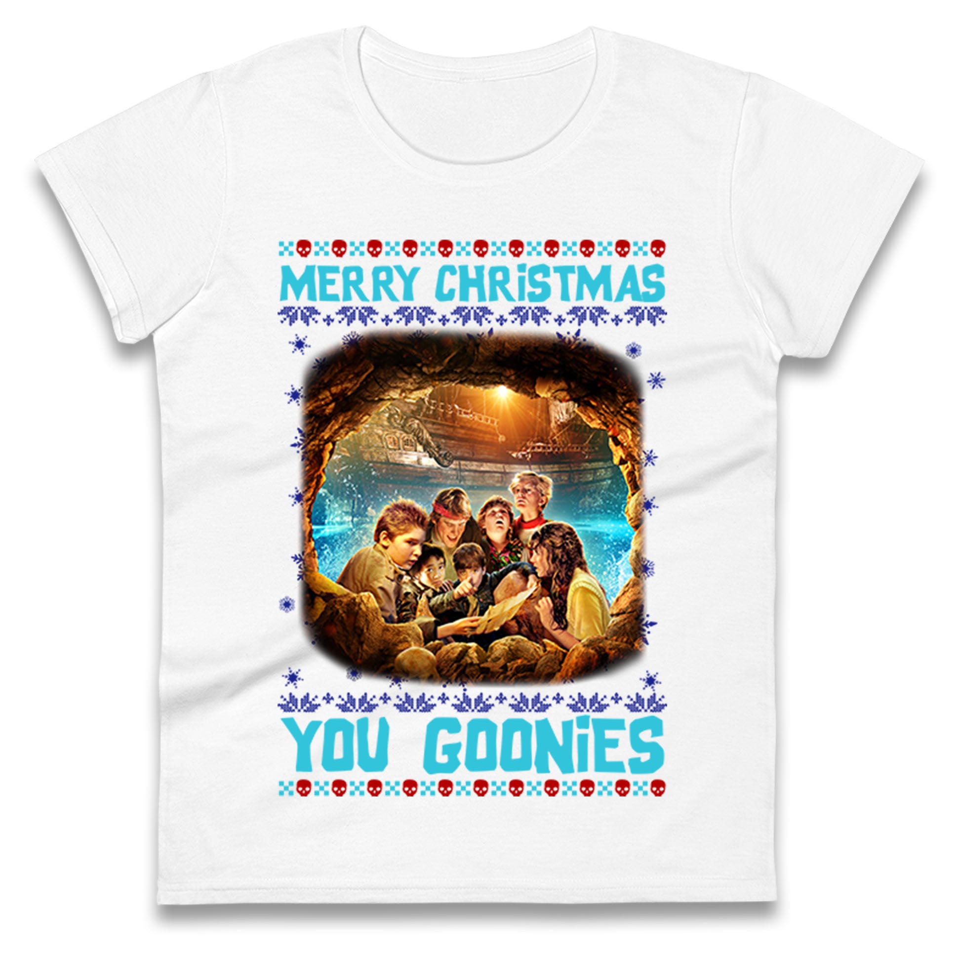 The Goonies Christmas Ladies T Shirt