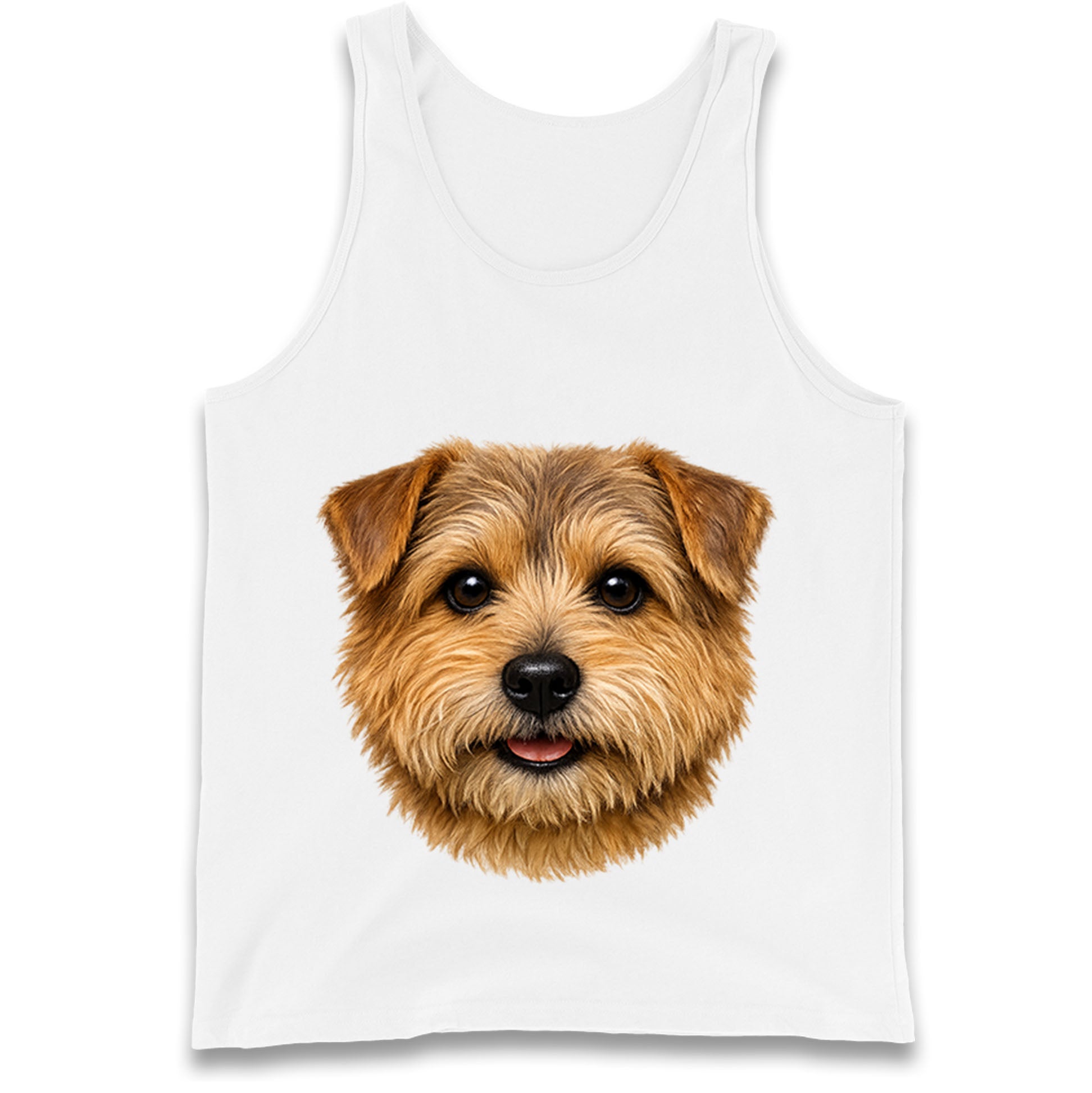 Norfolk Terrier Dog Face Tank Top