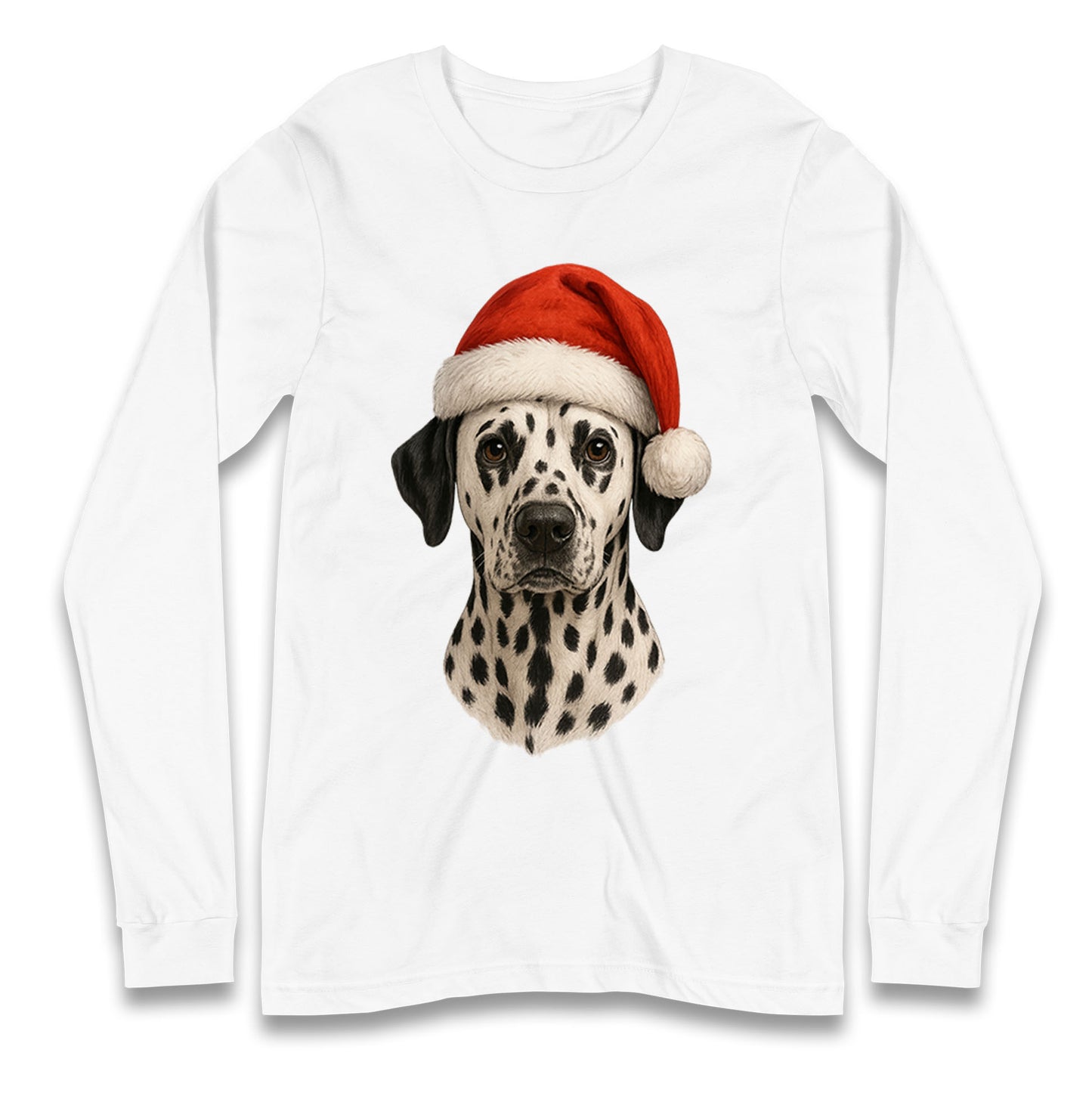 Dalmatian Dog Christmas Longsleeve T Shirt