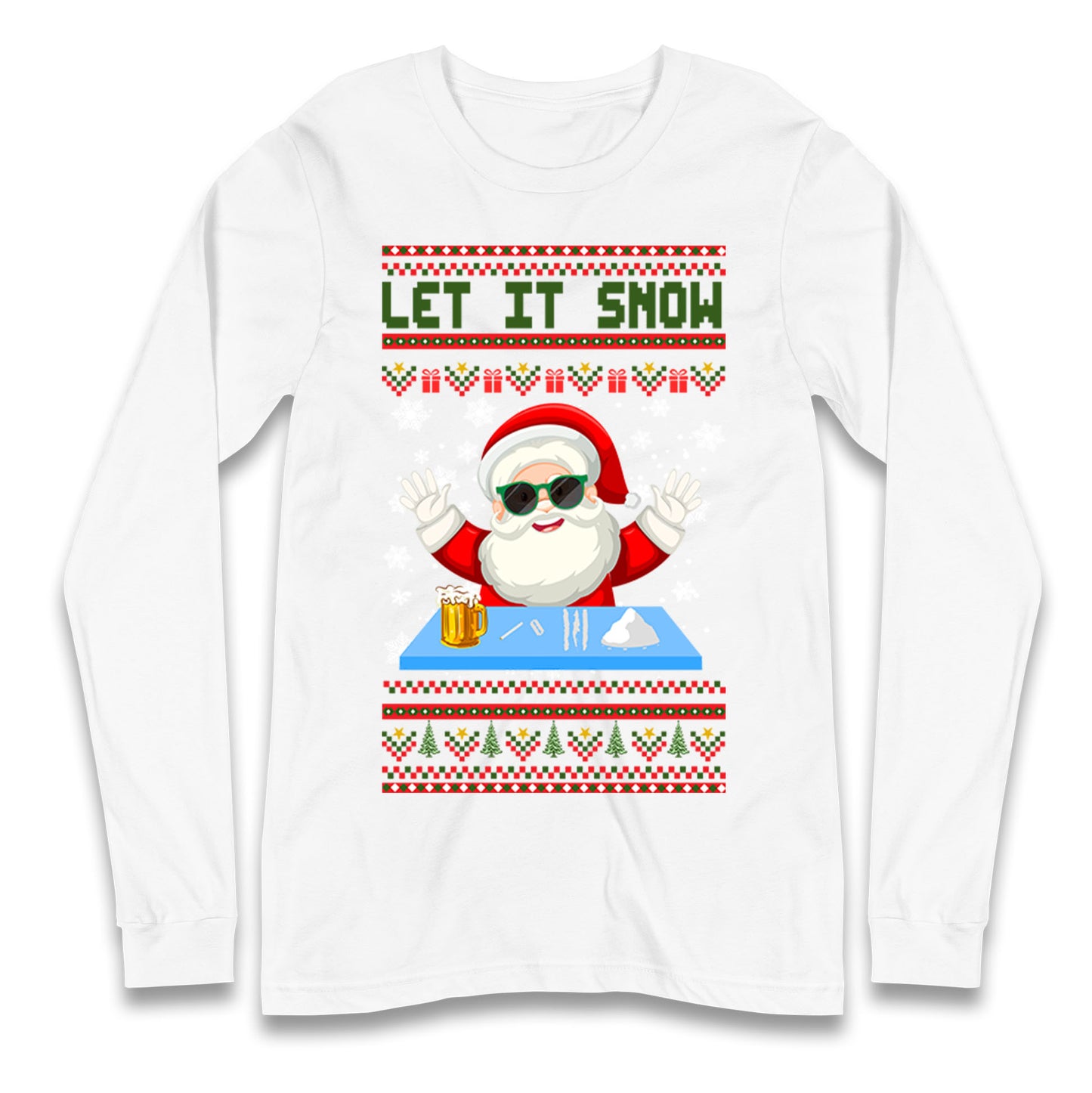 Santa Claus Christmas Longsleeve T Shirt