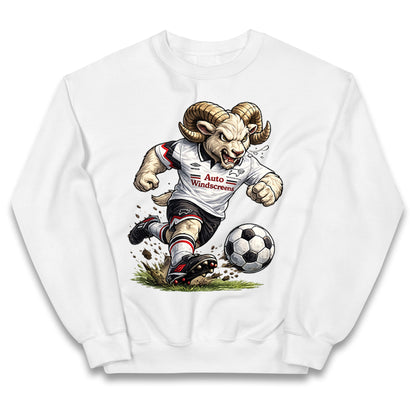 Old School Derby County Kids Jumper